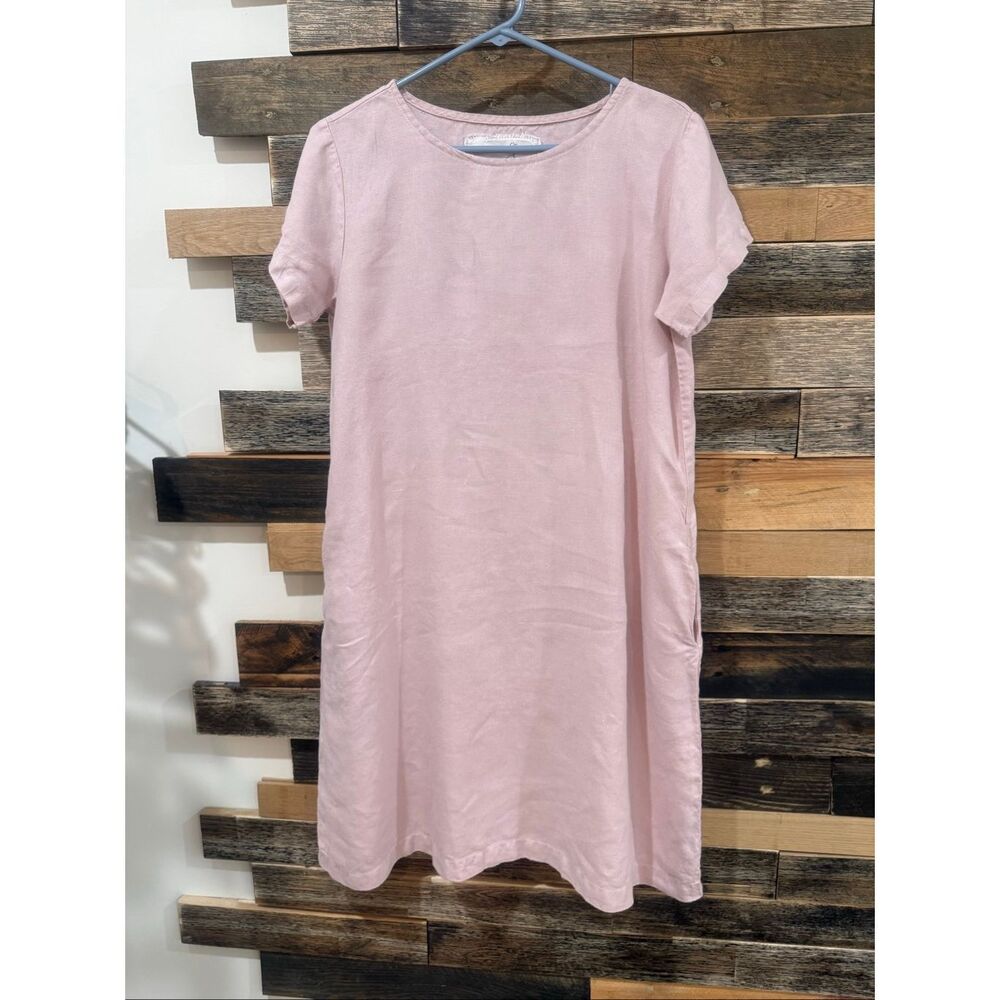 NotPerfectLinen boho lagenlook midi dress size S/M